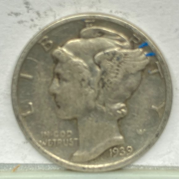 1939 Mercury Dime No Mint!! - Picture 1 of 2
